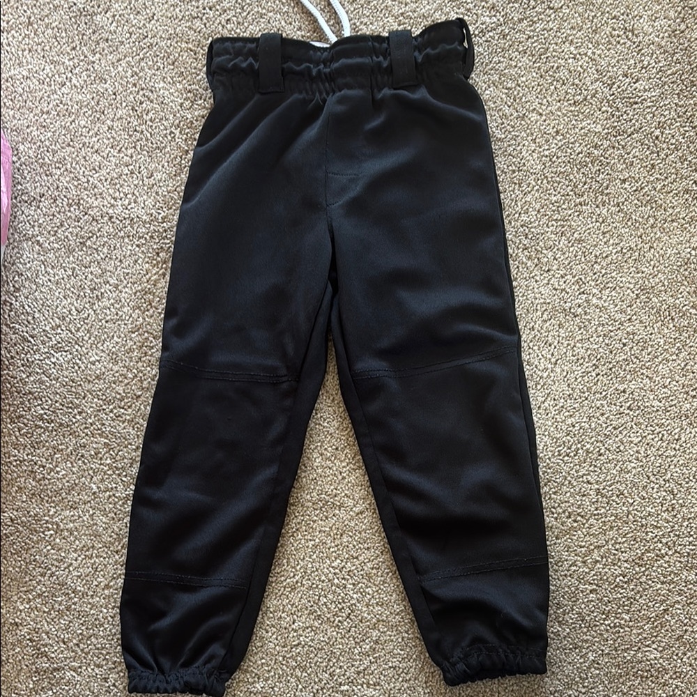Kids Rawlings black baseball pants